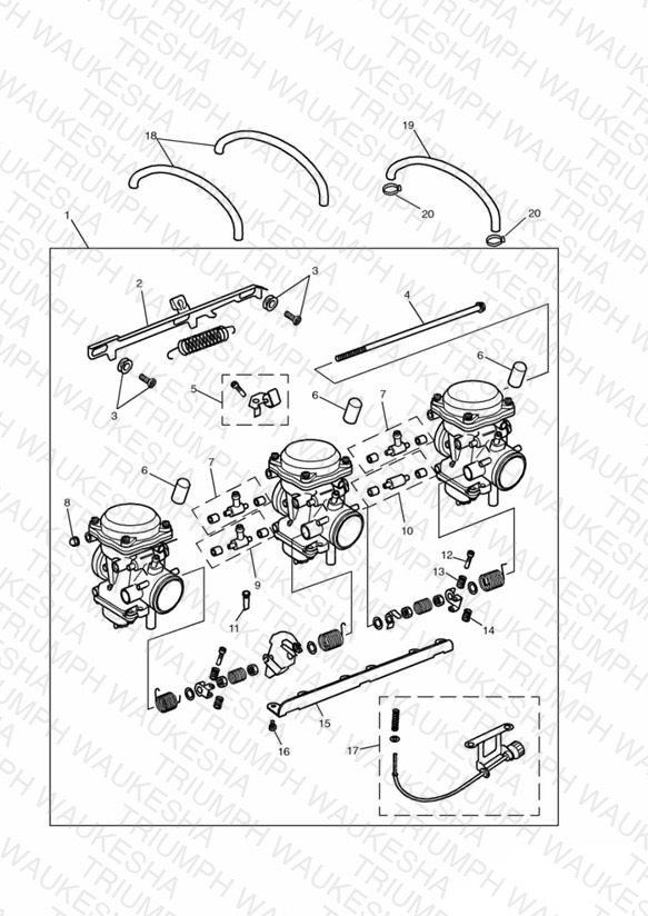 Carburettors - ENG NO 62507 >
