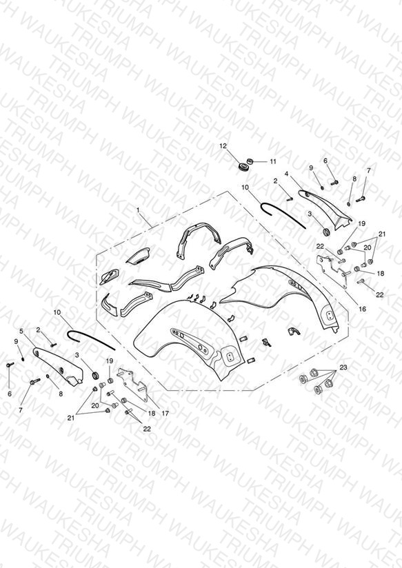 Rear Mudguard 574821 >