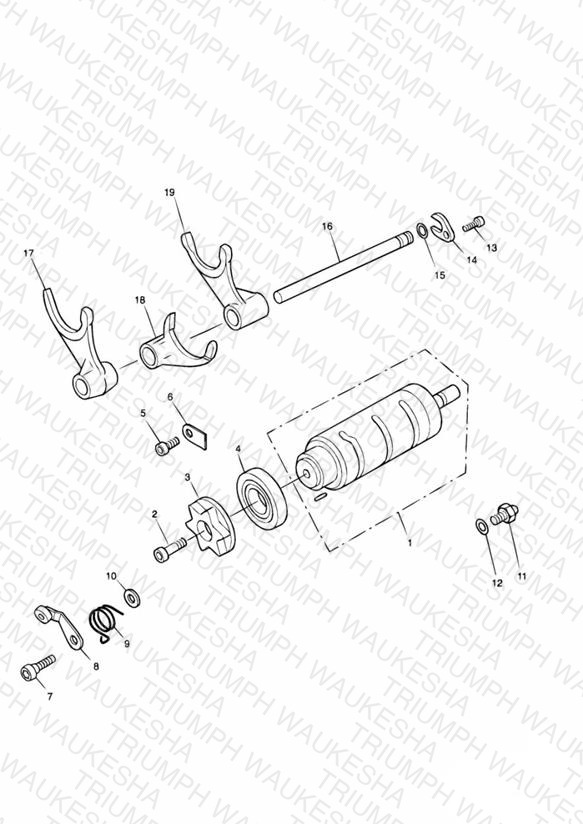Gear Selector Drum