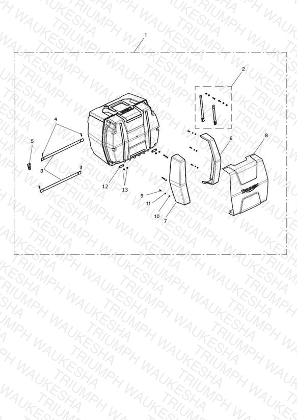 Top Box Assy Unpowered