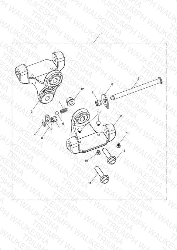 Pillion Footboard Mounting Kit