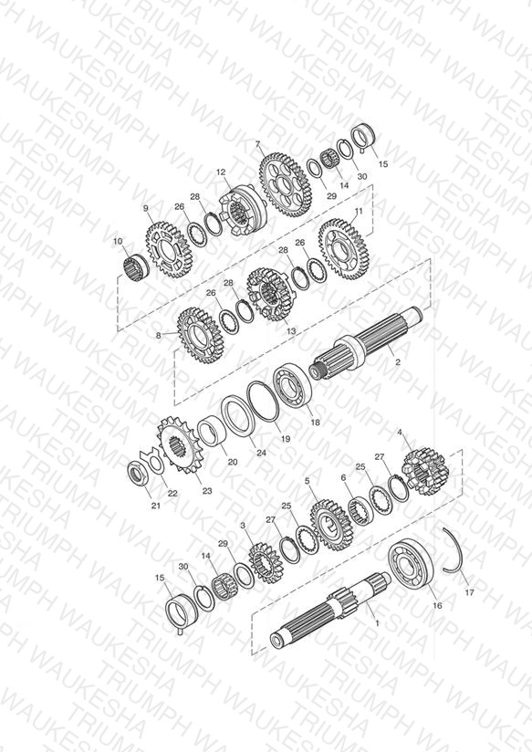 Transmission ENG NO 179829 » - Bonneville T100