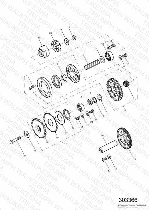 Alternator/ Starter Gears