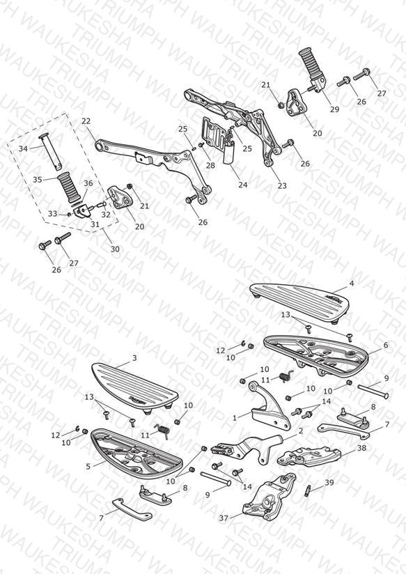 Footrestss & Mountings