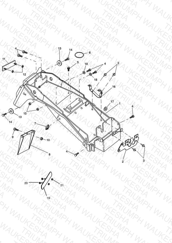 Rear Mudguard & Battery Box