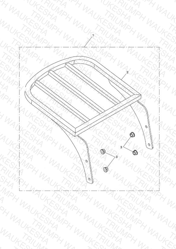 Traditional Luggage Rack - N/A to America LT
