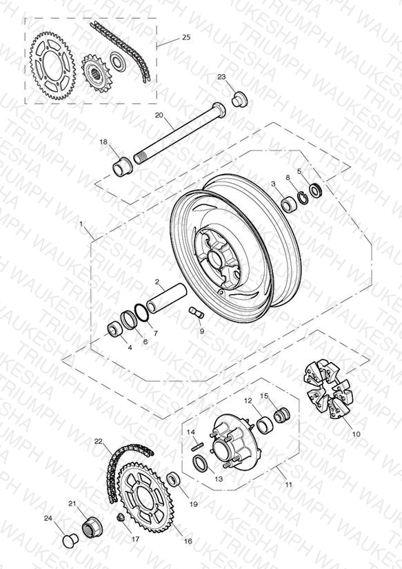Rear Wheel/Final Drive 281466-F2 / 279279-F4 >