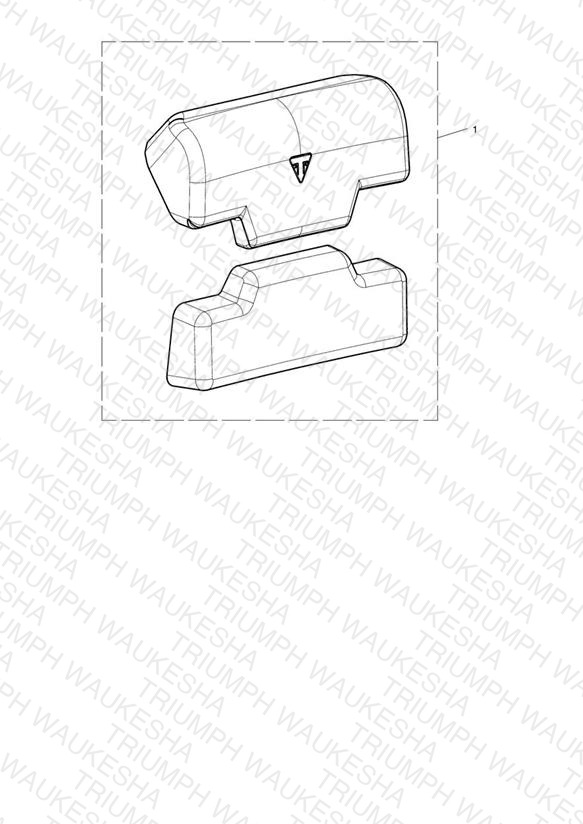 Top Box, Back Rest Kit, Exp