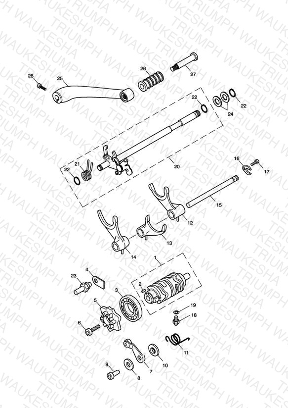Gear Selectors & Pedal