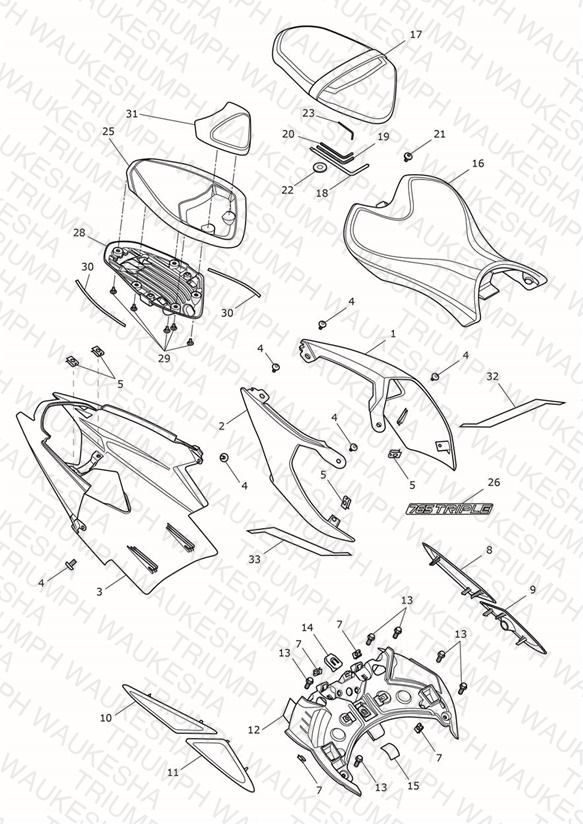 Rear Bodywork & Seat