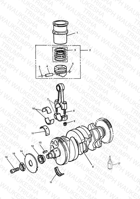 Crankshaft/Conn Rod/Pistons and Liners