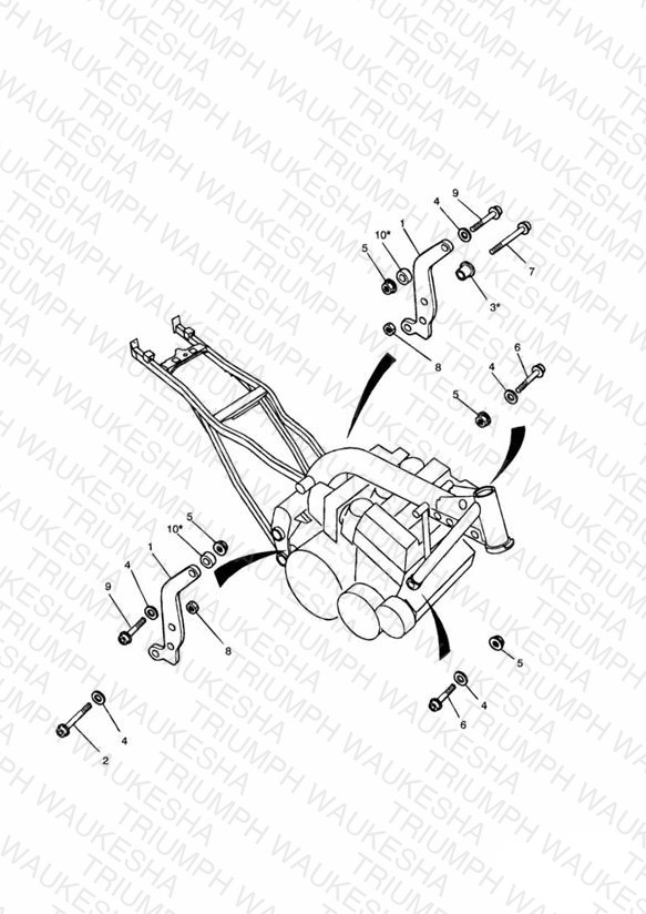 Linkage Carrier/Engine Mounting Bolts