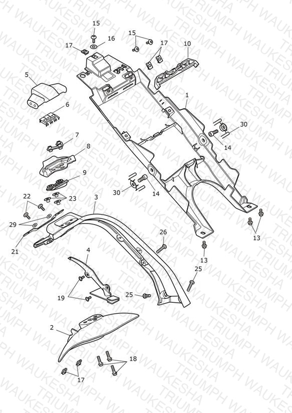 Rear Mudguard