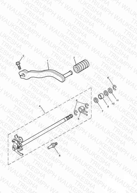 Gear Change Pedal