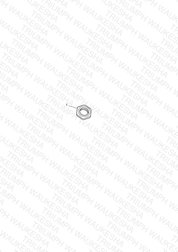 Anodised Top Yoke Nut, Gold