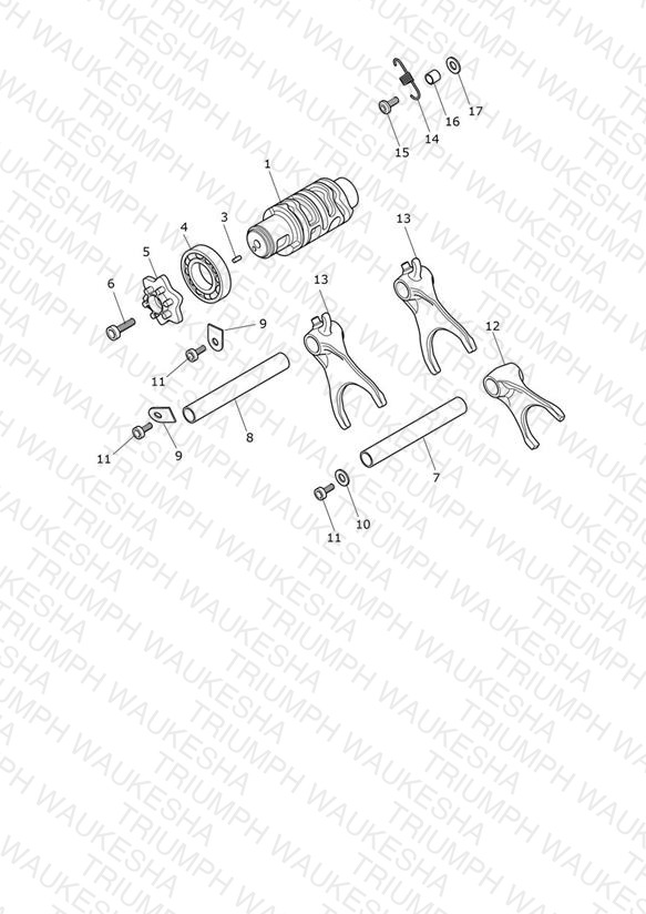 Gear Selector Drum
