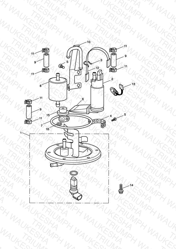 Fuel Pump and Filter Vin 201542 >