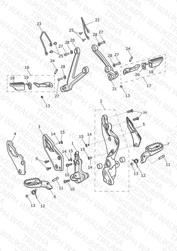 Footrests & Mountings