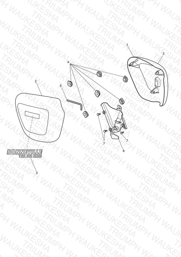 Side Fairing Panels - Bud Ekins Edition