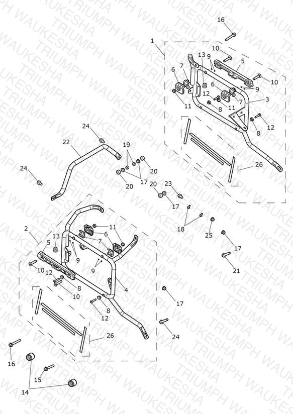 Mounting Frame, Panniers