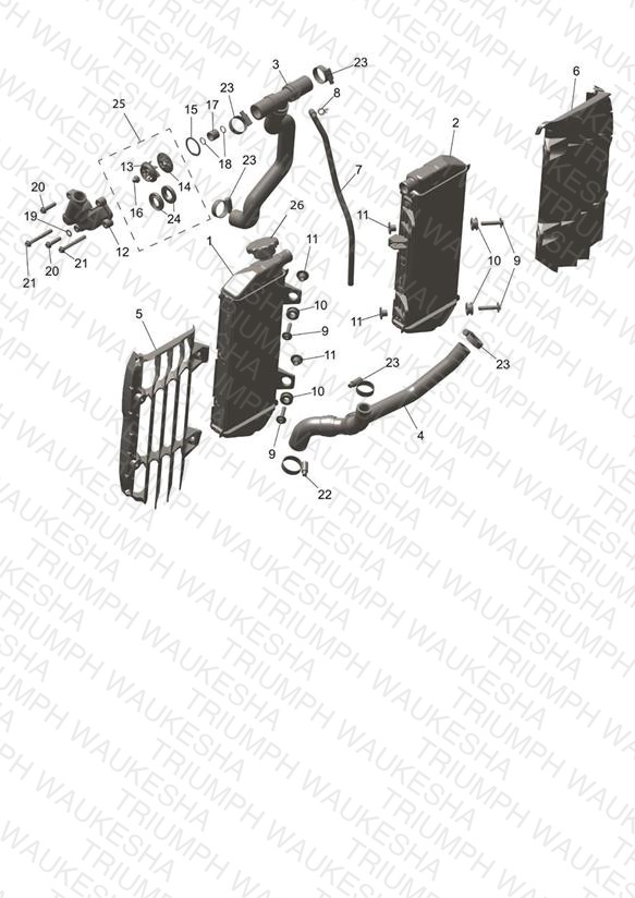 Radiator, Fan & Thermostat