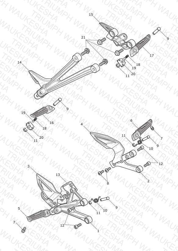 Footrests & Mountings