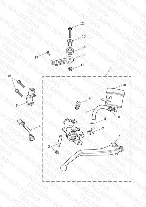 Front Brake Master Cylinder & Hoses