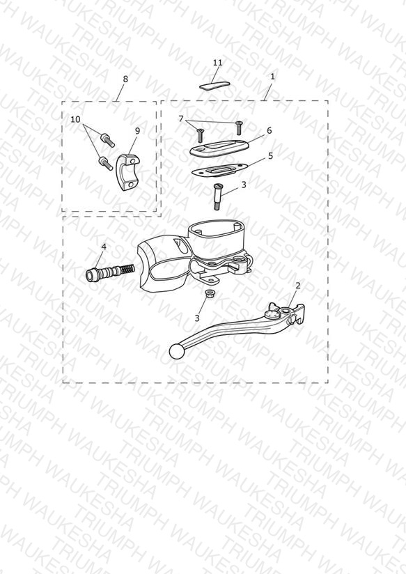 Front Brake Master Cylinder Assy