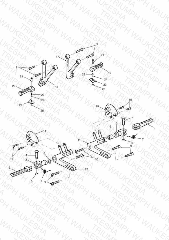Footrests & Mountings