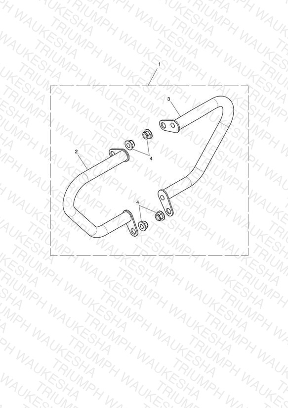 Dresser Bar Kit, Chrome