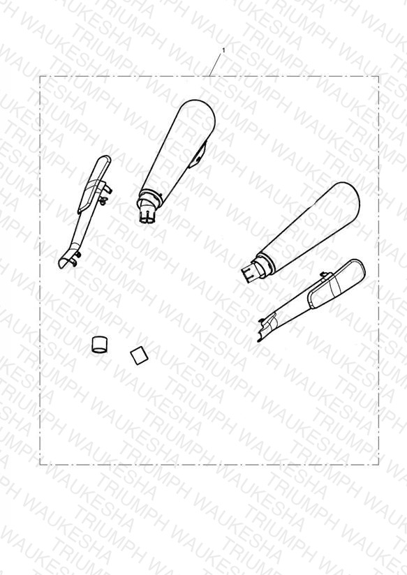 High Flow Silencer Kit, Short
