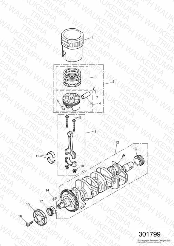 Crankshaft/Conn Rods/Pistons and Liners