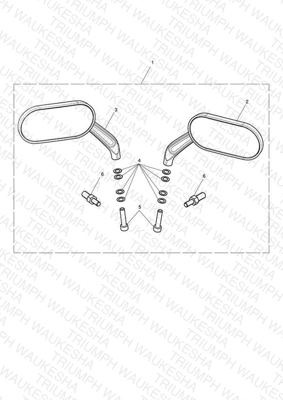 Oval Mirrors, Cast, Chrome