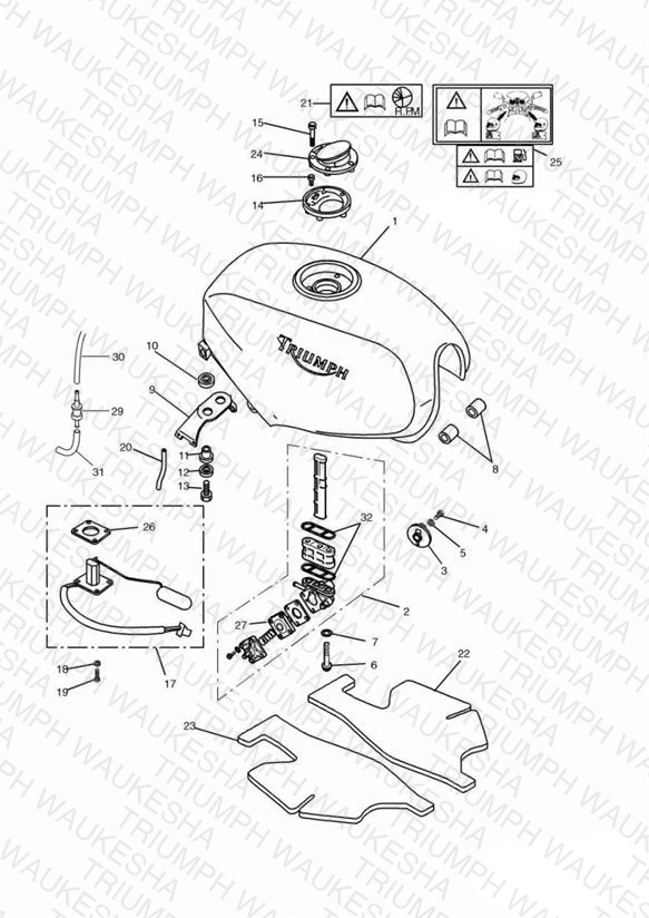 Fuel Tank and Fittings