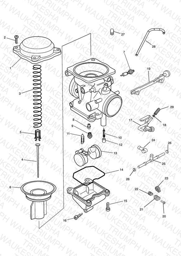 Carburettor Parts - Bonneville