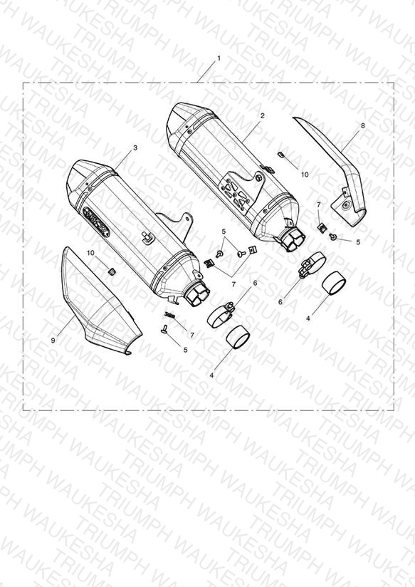 Silencer, Slip-on, Pair, Hom - N/A US & UC