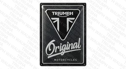 Triumph Original Tin Sign