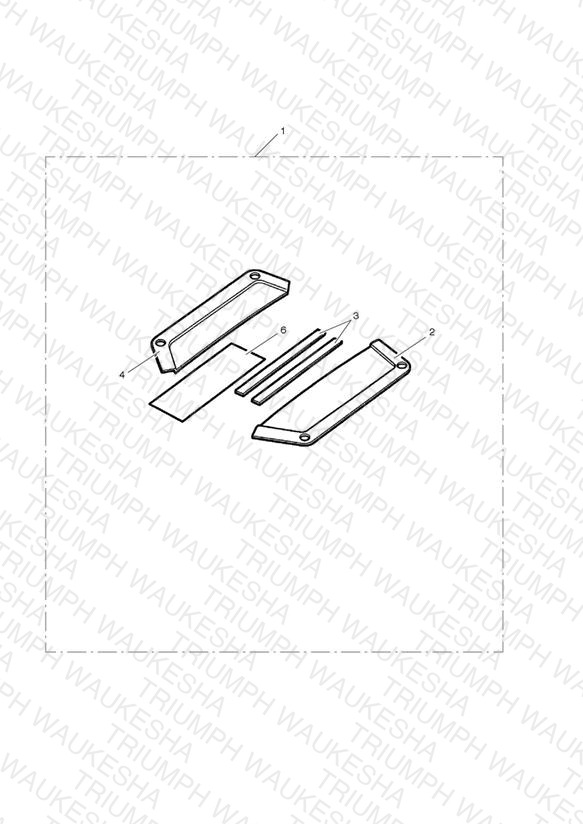Rear Bodywork Finisher Kit, Coloured