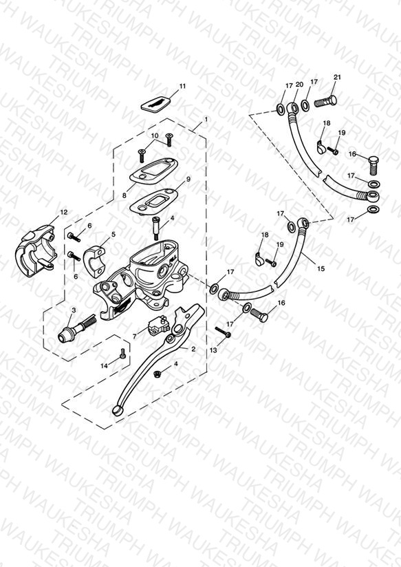 Front Brake Master Cylinder & Hoses