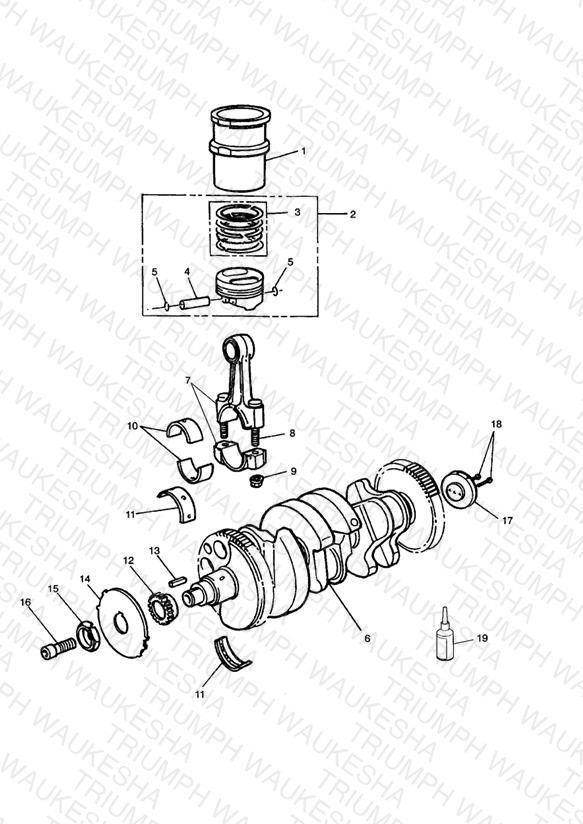 Crankshaft/Conn Rods/Pistons and Liners