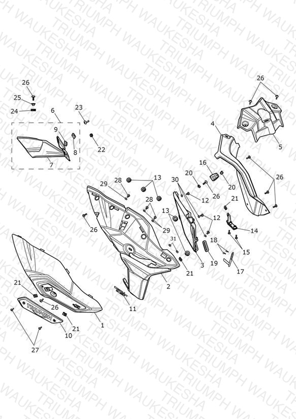 Fairings, RH