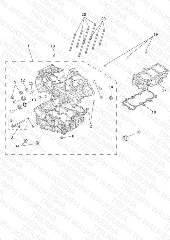 Crankcase & Fittings