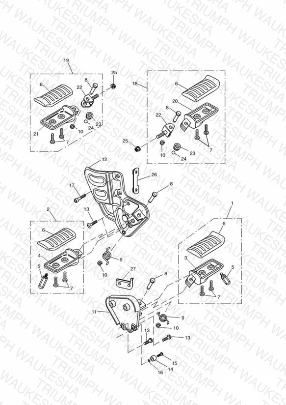 Footrests & Mountings