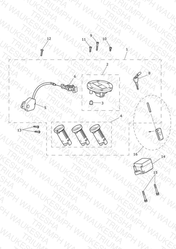 Ignition Switch & Lock Set