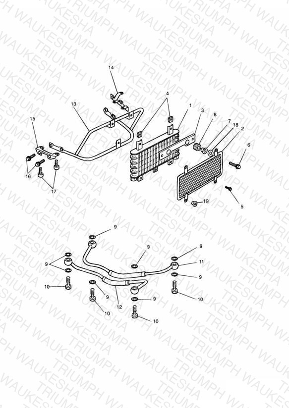 Oil Cooler 3 Cylinder