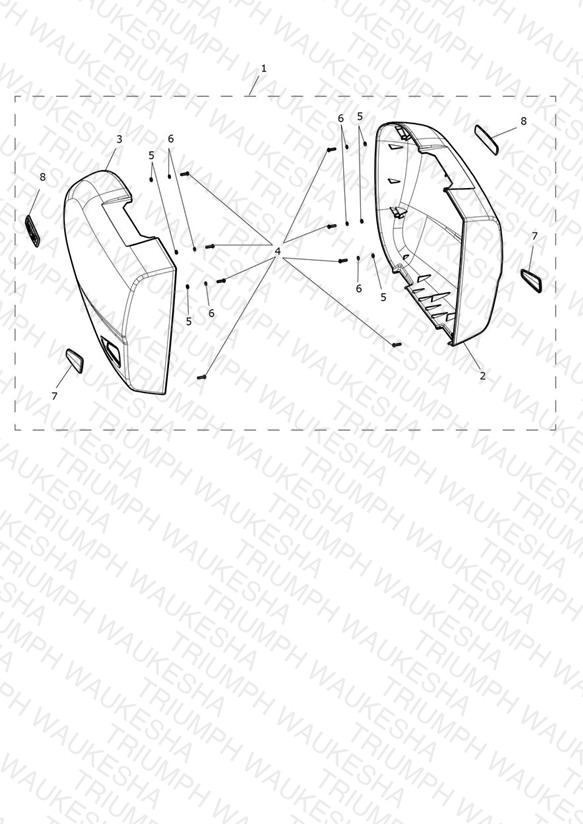 Pannier, 2 Box Lid Kit