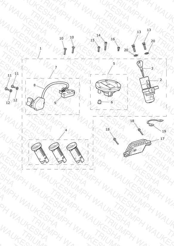 Ignition Switch & Lock Set