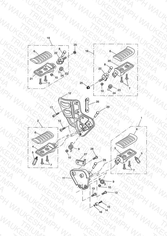 Footrests & Control Plates