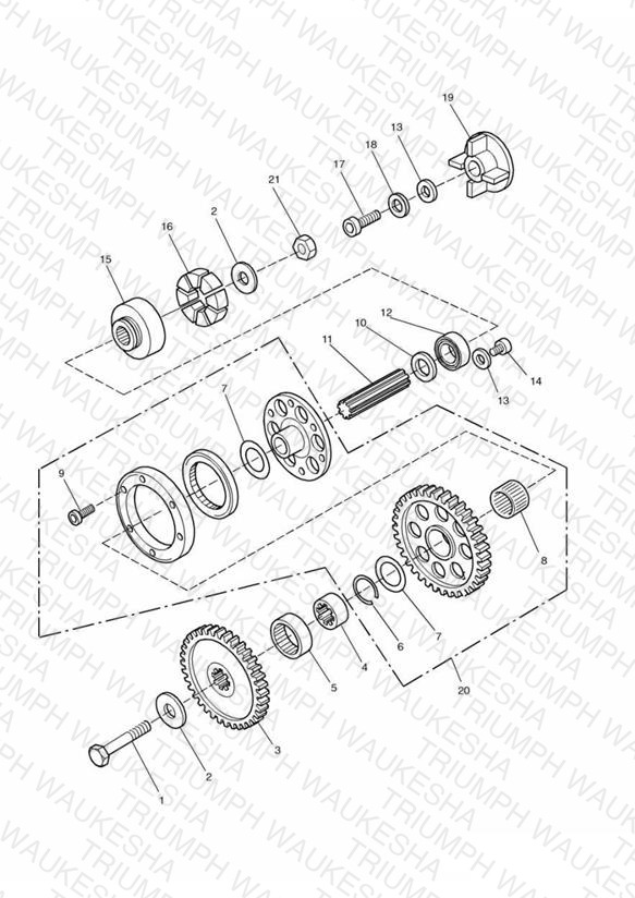 Alternator/Starter Drive Gears