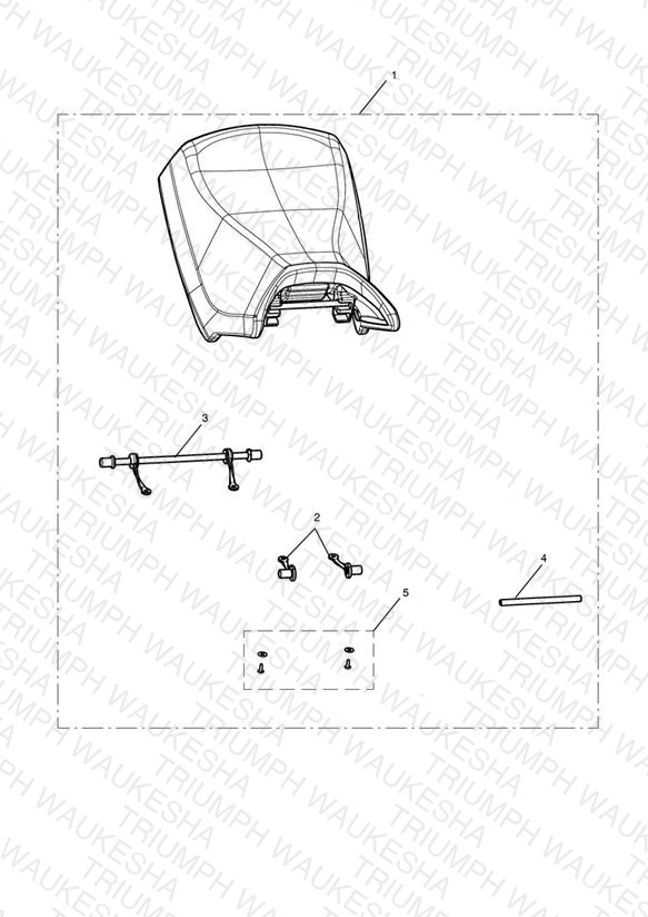 Rider Seat Assy, High